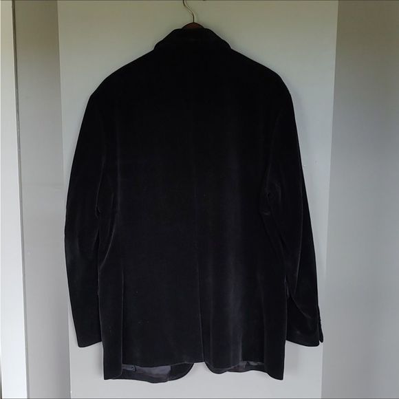VTG Polo Ralph Lauren Corduroy Sport Coat Black Size Mens Large - Picture 2 of 10